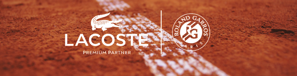 Lacoste, partenaire premium de Roland-Garros