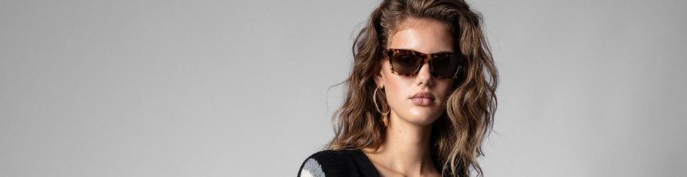 Lunettes de soleil Zadig & Voltaire   Gradient Camel   pas cher