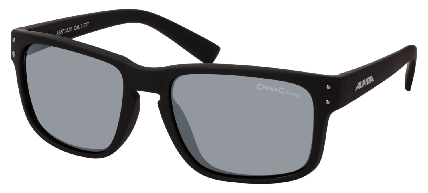 Lunettes De Soleil ALPINA A107 Style Pilote - Verres Miros Céramique Incassable - Protection UV 100% - 21g