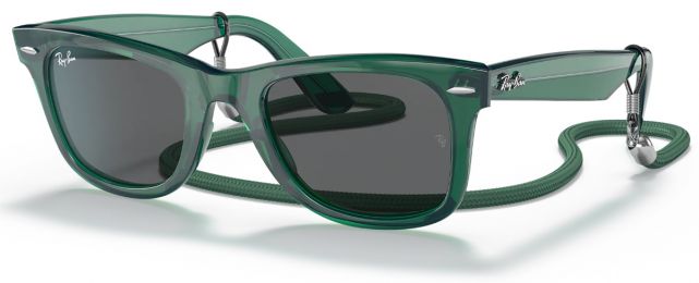 Monture Vert transparent x Gris foncé classic
