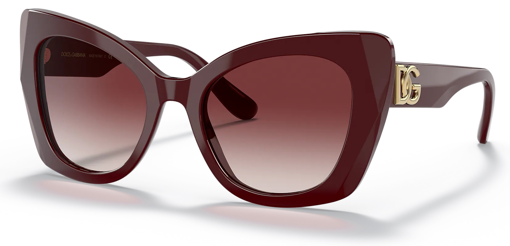 Lunettes De Soleil Dolce & Gabbana DG 2238H Noir Œil De Chat - Neuf Avec Étiquettes, Look Glamour