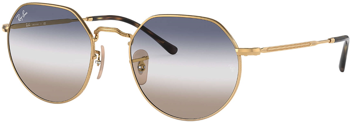 Lunettes de soleil Ray-Ban Jack Medium RB3565 001/GD 51-20 pas cher