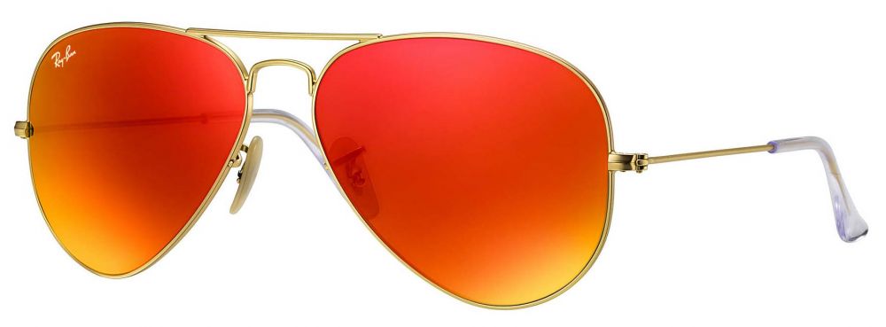 red ray ban aviators