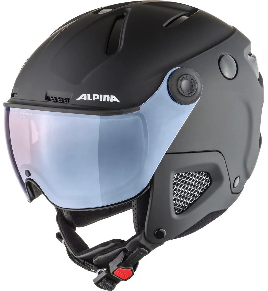 Casque à Visière Alpina Ski Helmets Attelas Visor QV A9090 133 5358