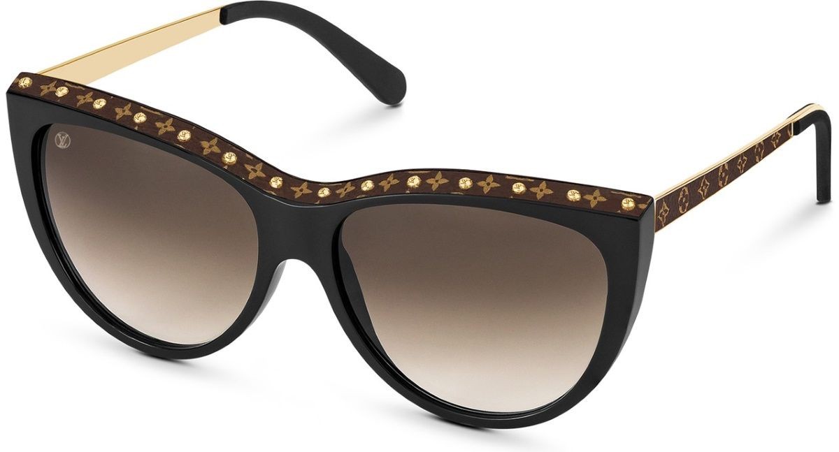 Lunettes de soleil Louis Vuitton Lunettes de soleil Femme La Boum en toile  Z1147E ; Z1147W 56-15 pas cher