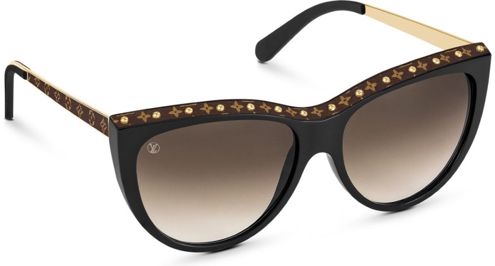 Lunettes de soleil Louis Vuitton Lunettes de soleil Femme La Boum en toile  Z1147E ; Z1147W 56-15 pas cher