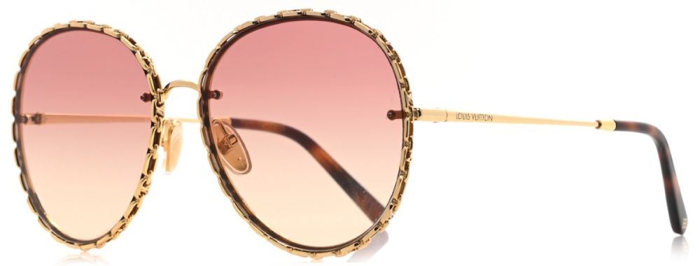 Lunettes de soleil Louis Vuitton Lunettes de soleil Femme Obsession GM  Z0459E ; Z0459W 59-15 pas cher