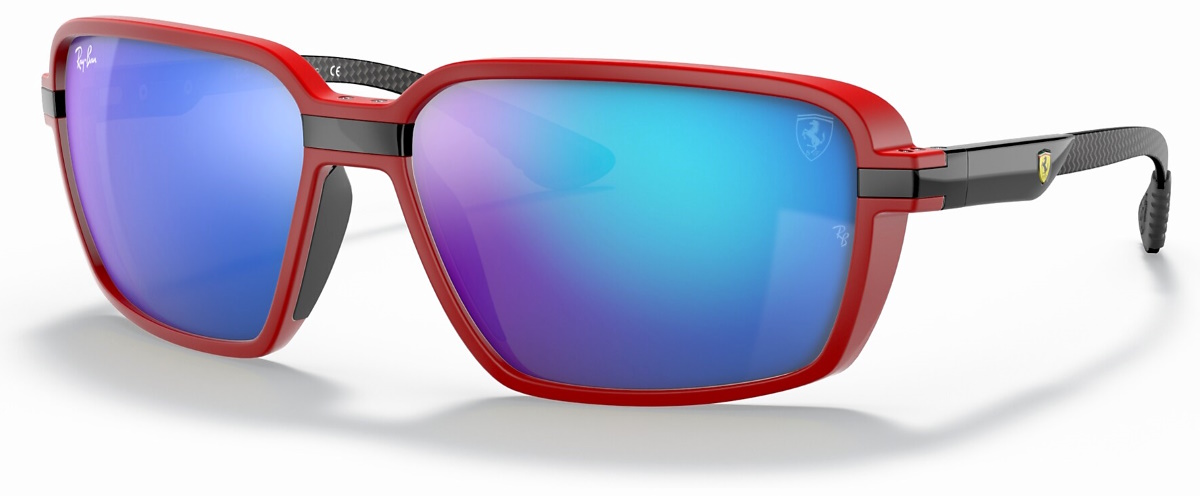 Lunettes De Soleil Ferrari Pliables - Occasion, Monture Noire, Pour Homme