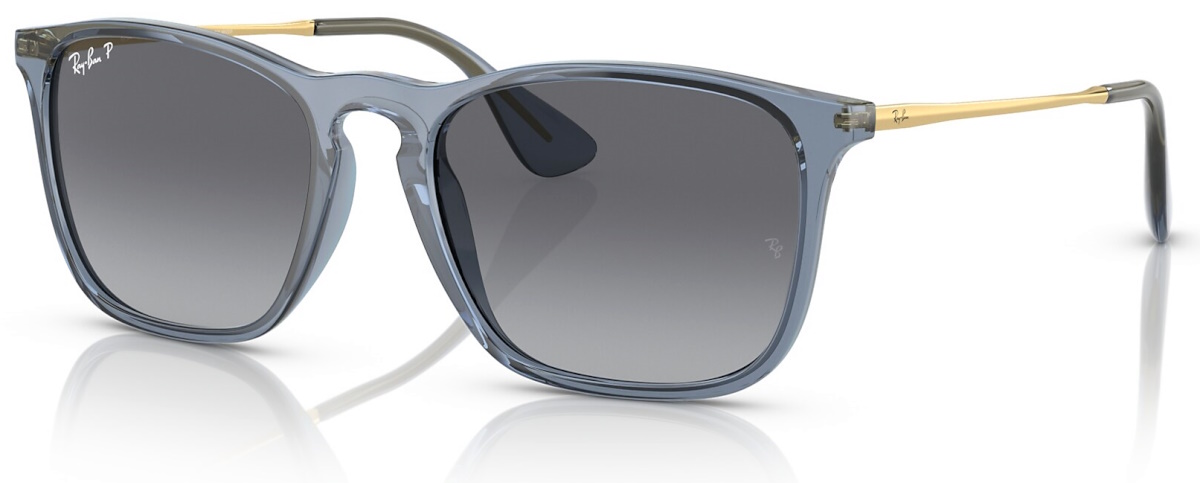 RAY BAN Lunettes de Soleil Homme 2132 Bleu,Cristal RAY BAN 8053672153743