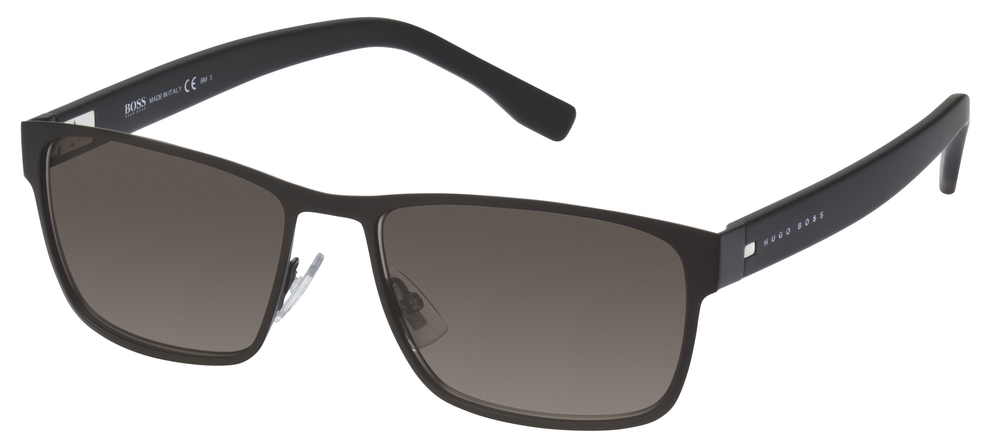 Lunettes De Soleil Hugo Boss Homme Aviateur - Verres Polarisés Noir, Monture Noire, Occasion Parfait état