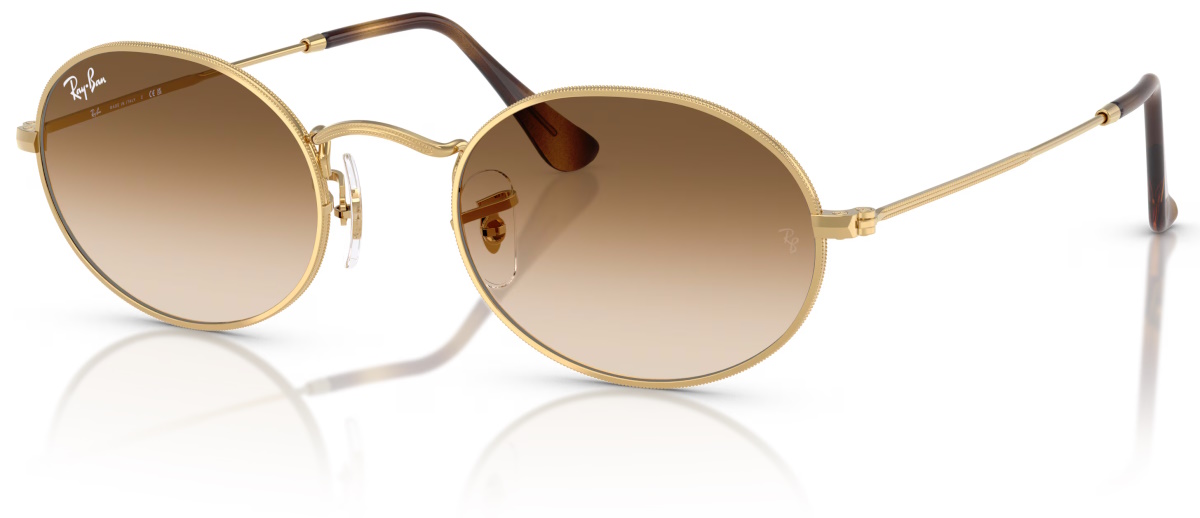 Ray Ban Ronde Lunettes de soleil Ray-Ban Round Oval Metal XL RB3547 001/51 54-21 pas cher