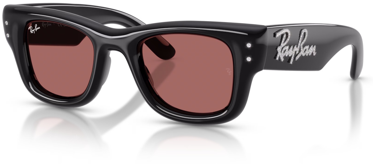 Lunettes de soleil Ray-Ban A$AP ROCKY Wayfarer Puffer Crystal Edition ...