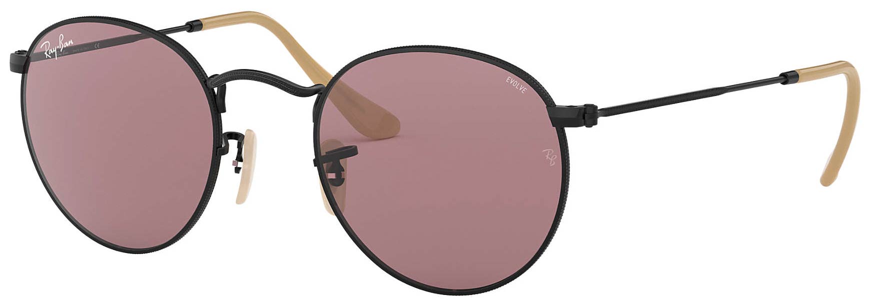 Ray Ban Round 53 21 Sunglasses Ray-Ban Round Metal Flat 