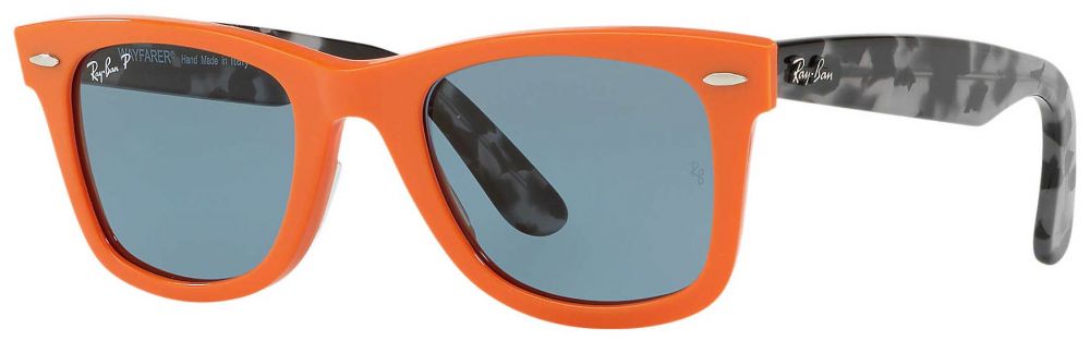 orange ray bans wayfarer