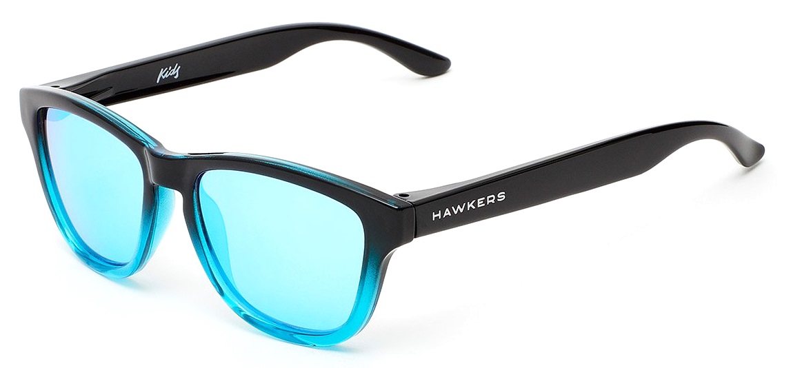 Lunettes de soleil Hawkers Fusion Clear Blue One Kids FHKTR02 pas cher