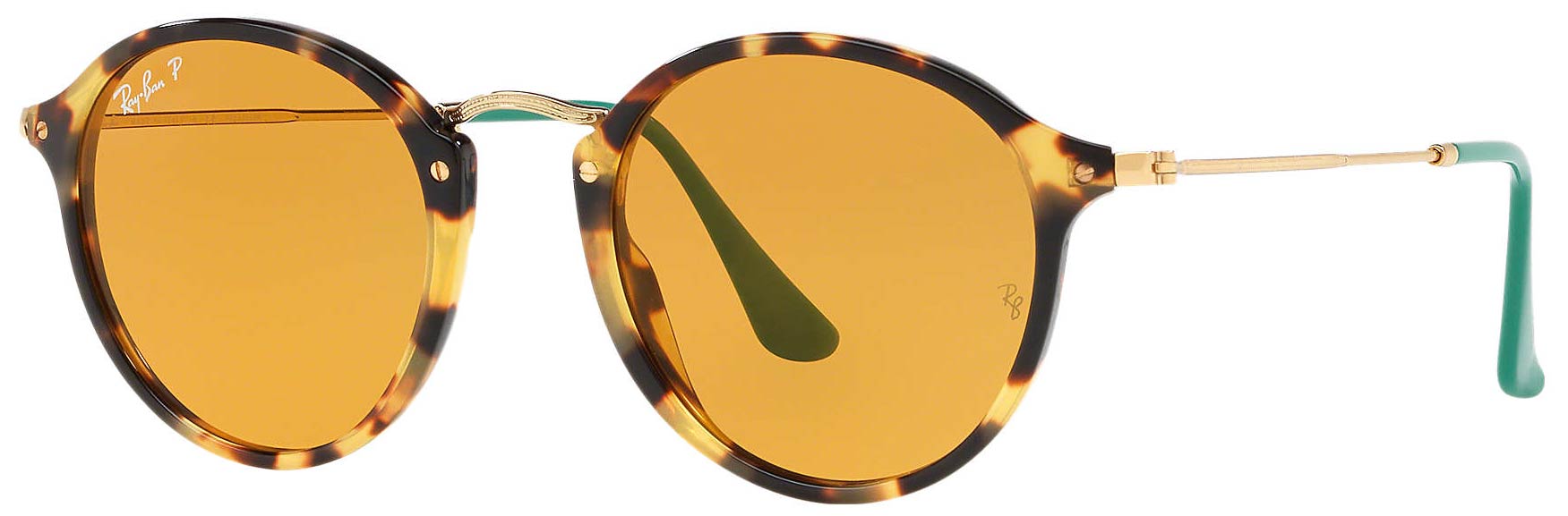 round fleck pop ray ban