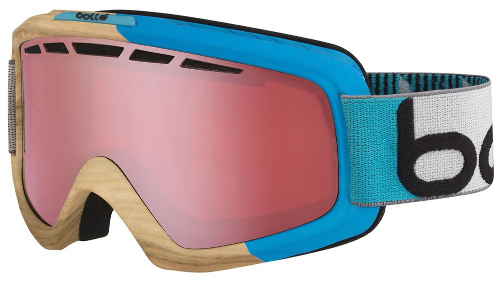 Maschera Da Sci Bollé Nova II Unisex – Campo Visivo Ampio, Doppio Vetro Al Carbonio, Antiappannamento P80+, Vestibilità Medio-large