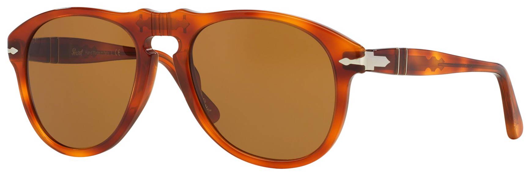 Lunettes De Soleil Persol 649 95/S3 - Verres Polarisés Bleu Dégradé - Monture Acétate Noir Taille 56 XXL - Neuf Avec étiquettes