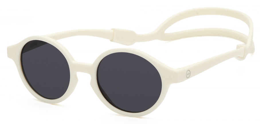 Lunettes De Soleil Izipizi Pour Bébé 12-36 Mois - Blanc Lait - Protection UV - Monture Légère Et Confortable