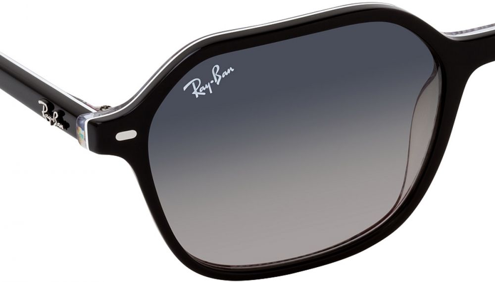 RAY-BAN Lunettes de Soleil Homme RB3183 Noir RAY-BAN 805289018940