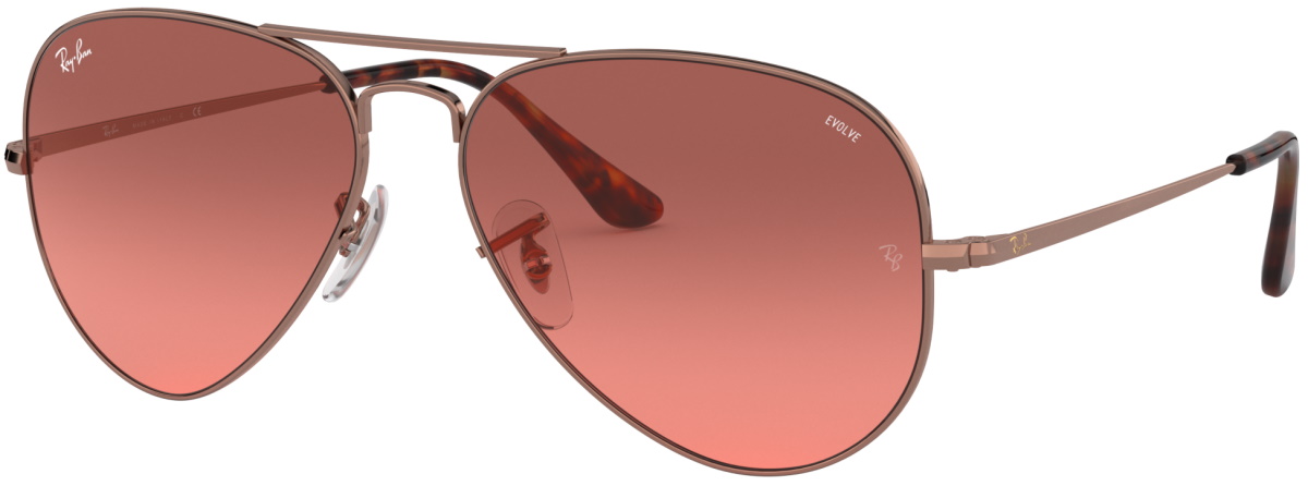 Lunettes de soleil Ray-Ban Aviator Washed Evolve Medium RB3689 9151/AA