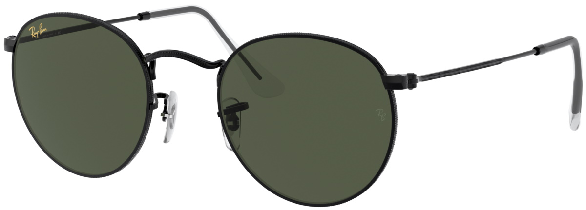 Les lunettes de soleil ROUND METAL en Or et Vert - RB3447