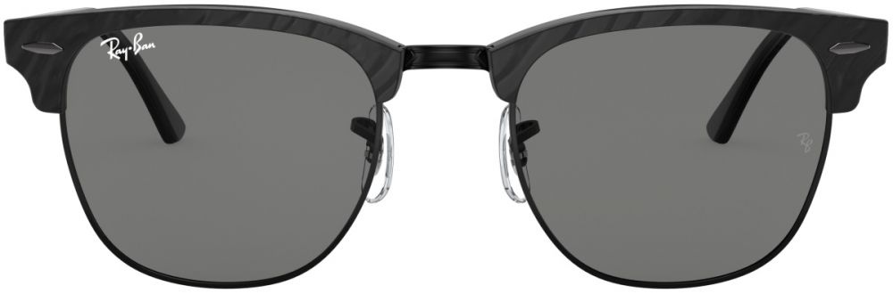 Lunettes de soleil Ray-Ban Homme CLUBMASTER RB3016 114530 monture Écaille  verres Gris Miroité