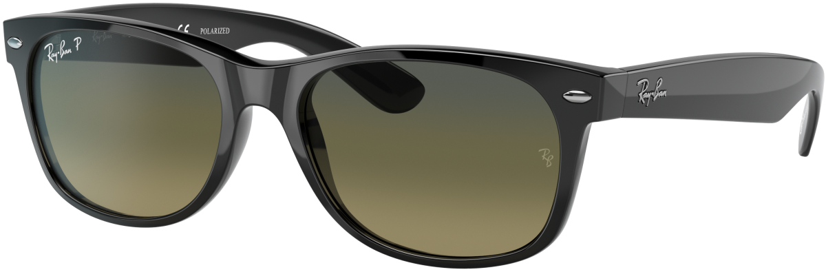 Lunettes de soleil Ray Ban New Wayfarer Collection RB2132 601 76 55 18 pas cher