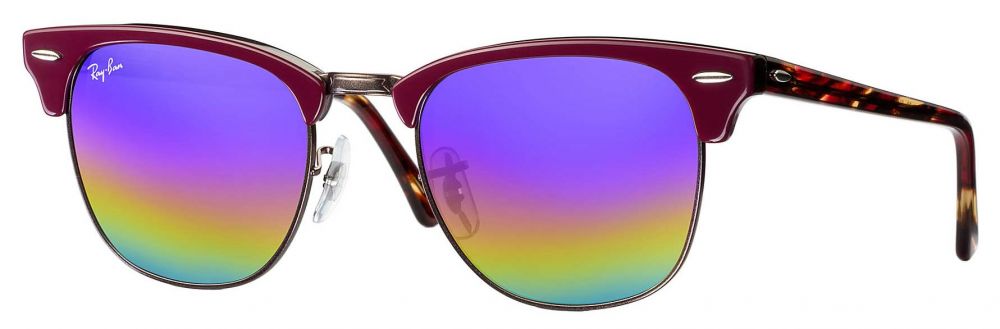 ray ban clubmaster mineral flash lenses