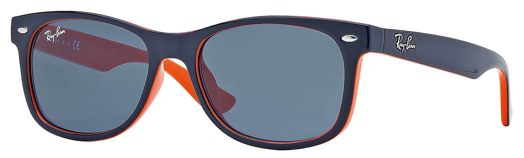 Ray-BanRay-Ban Junior lunettes de soleil Wayfarer en multicouches rouge noir mat RJ9052S 100S6Q 48 Marque  