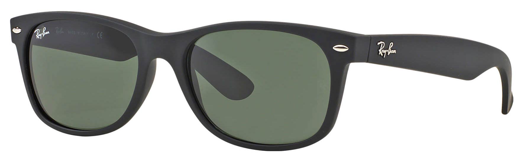 Ray-Ban RB2132-F　NEW WAYFARER 55□18　140 Les lunettes de soleil NEW WAYFARER CLASSIC en Noir et Vert
