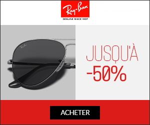 Jusqu'à -50% sur les styles sélectionnés Ray-Ban + livraison gratuite