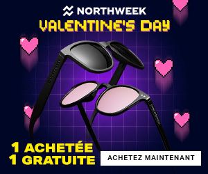 Saint Valentin : 1 paire de solaire achetée, 1 gratuite