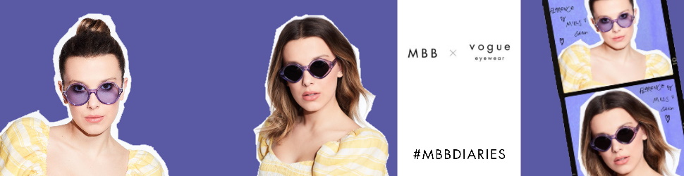 Nouveautés 2021 MBB x Vogue Eyewear la collection capsule de Millie Bobby Brown 