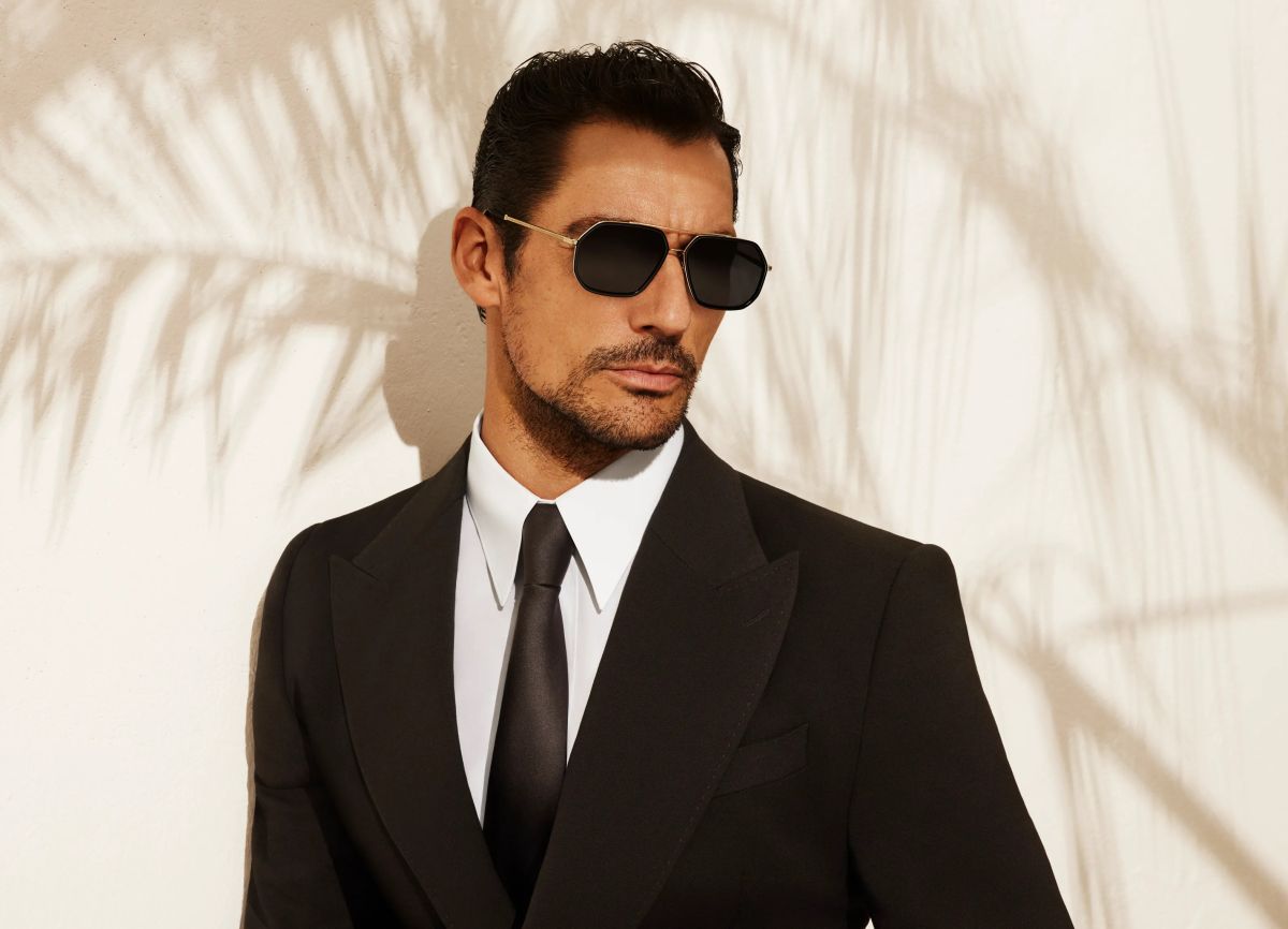 David Gandy porte des lunettes de soleil Dolce&Gabbana