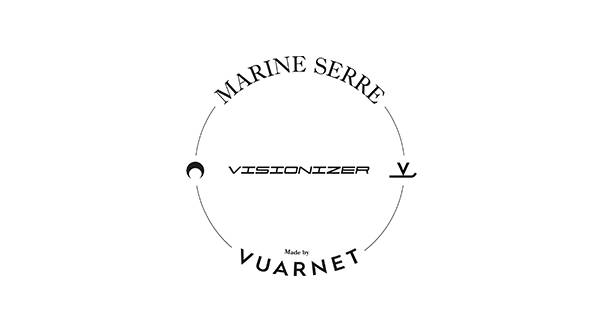 Logo collaboration Marine Serre x Vuarnet