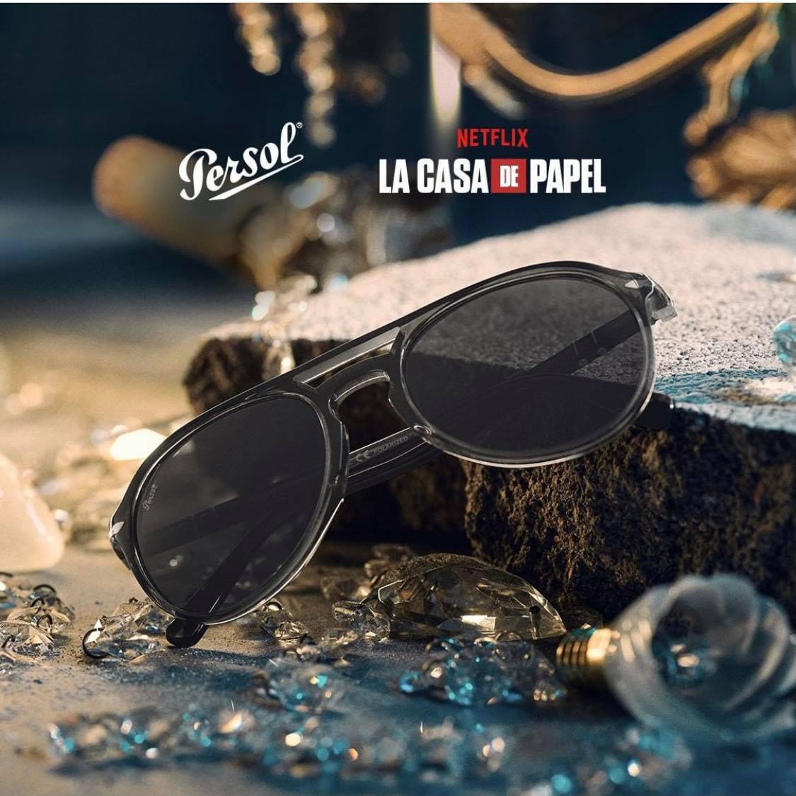 Lunettes El Profesor Casa De Papel C'est le moment de braquer les lunettes de soleil Persol El Profesor Sergio  !