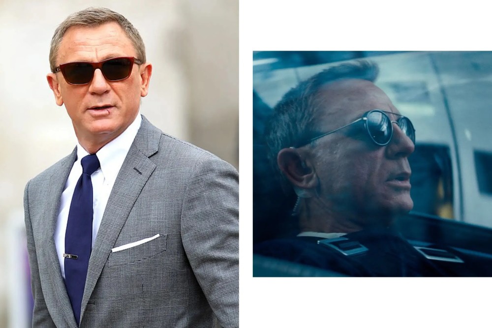 Lunettes de soleil Vuarnet portées par Daniel Craig, alias James Bond